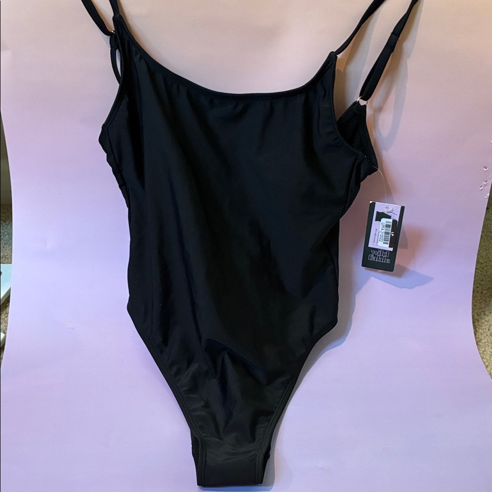 Wild Fable Black Strappy Swimsuit